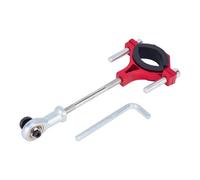 Accessoires Rc per TRX4 per Traxxas per SCX10 1/7 1/8 1/10 1 Pezzo Gancio per Rimorchio in Alluminio RC Crawler Auto Veicolo da Campeggio Parte di Aggiornamento(Red)