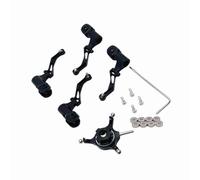 Accessoires Rc Per WLtoys K124 K170 Set Di Cuscinetti A Disco Incrociato Con Morsetto In Metallo Accessori Per L'aggiornamento Del Telecomando(Black)
