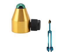 Accessore dei piedi della forcella di sintonia, bilancio energetico Stress Relief Cristalli di sintonia per guarigione, yoga e meditazione (Verde)