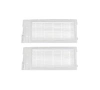 Accessori 2 in 1 Contenitore for la polvere Serbatoio dell'acqua con filtro Staffa di montaggio for mocio Ricambi for aspirapolvere robot Lodevole(Filters 2PC)