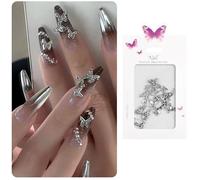 Accessori 20pcs 3D farfalla ala decorazioni vetrina il tuo per donne e ragazze