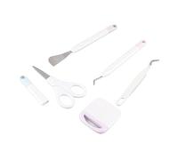 Accessori, 6 Pezzi Multiuso Kit di Strumenti per Diserbo in Vinile Pala Forbici Pinzette per Crochet Strumenti per Intaglio Artistico Fai da Te Strumenti per Scrapbooking per