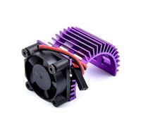 Accessori aggiornamento RC Compatibile con HSP 28006 1/16 rc cars 30X30mm Alluminio 2838 2845 2850 380 390 Dissipatore di calore del motore Ventola di raffreddamento 3-6V Dissipatore di calore(Purple)