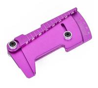 Accessori aggiornamento RC per HSP per Tamiya per MST 1/10 1/12 RC per Il Modello di Auto Strumenti di Deriva Righello Regolabile Mozzo Ruota Equilibrio Righello Camber 15 ° Strumenti(Purple)