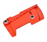 Accessori aggiornamento RC per HSP per Tamiya per MST 1/10 1/12 RC per Il Modello di Auto Strumenti di Deriva Righello Regolabile Mozzo Ruota Equilibrio Righello Camber 15 ° Strumenti(Red)