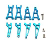 Accessori aggiornamento RC Per MJX 1/16 M163 16208 16209 16210 H16V3 RC Auto Con Telecomando Parti Di Aggiornamento In Metallo Oscillazione Anteriore E Posteriore Su E Giù Parti Di Ricambio(Blue)