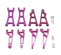 Accessori aggiornamento RC Per MJX 1/16 M163 16208 16209 16210 H16V3 RC Auto Con Telecomando Parti Di Aggiornamento In Metallo Oscillazione Anteriore E Posteriore Su E Giù Parti Di Ricambio(Purple)