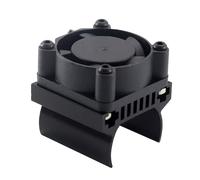 Accessori aggiornamento RC Per TRAXXAS Per TRX4 TRX4-M Per Axial Scx24 1/18 RC Crawler Car Parti Di Aggiornamento Accessori 180 Ventola Di Raffreddamento Del Motore Dissipatore Di Calore(Black)