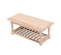 Accessori alla moda per case delle bambole decorazione robusta della tavola di legno per l'esposizione del dessert e la Tabella di dessert in miniatura del gioco fantasioso dei bambini