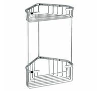 Accessori angoliera doppia bagno box doccia cromo Gedy