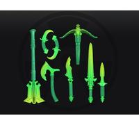 Accessori: Animal Warriors of the Kingdom: RADIATION WEAPONS SET 5 - Spero Studi