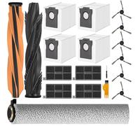 Accessori aspirapolvere per Dreame Aqua10 Ultra Roller Complete, 1 spazzola principale, 1 mocio a rullo, 4 filtri, 6 spazzole laterali, 4 sacchetti per la polvere, per ricambi Aqua10 Ultra Roller