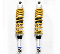 Accessori assorbitori Una Coppia Di Ammortizzatori Per Motociclette Da 370 Mm, 380, 390, 8, A Molla, Per Regolare La Sospensione Posteriore Per Yamaha Per Honda(380mm)