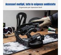 Accessori attacco, cricchetto snowboard, resistente al freddo, durevole