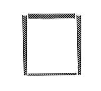 Accessori Auto Car Interior Per Golf 4 Per MK4 1999-2004 Adesivi fibra Carbonio Nera Interni Pannello Di Controllo Centrale CD AC Telaio