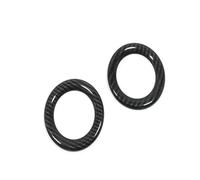 Accessori Auto Car Interior Per Jeep Per Grand Per Cherokee 2014-2017 ABS Auto Posteriore Altoparlante Audio Clacson Anello Copertura Finiture Car Styling(Carbon fiber)