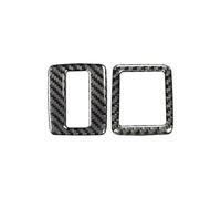 Accessori Auto Car Interior Per Scirocco R 2009-2016, Decorazione Per Pulsanti Di Controllo Dei Finestrini Adesivi Interni In Fibra Di Carbonio(Black)