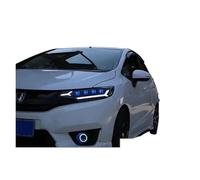 Accessori auto compatibili for Honda Fit Faro 2014-2018 Jazz Faro DRL Indicatori di direzione Abbaglianti Lente del proiettore