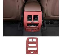Accessori Auto Copertura Decorativa Auto Pannello Ventilazione Per Presa D'aria Posteriore Per BMW Per X3 IX3 X4 G01 G02 2022-2023 Decorazione Di Interni Auto(Rosso)