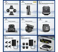 Accessori auto DUDUAUTO DUDU DUDU7: Telecamera posteriore 662, Telecamera anteriore, Telecamera panoramica a 360 gradi, Controller Bluetooth, Sensore di pressione pneumatici TPMS, Bluetooth OBD2, DVR