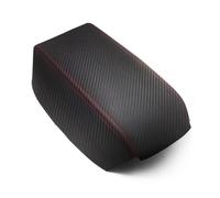 Accessori Auto Interni Bracciolo Centrale Box Cover Stile Carbonio Finiture In Pelle Decor Per Civic Berlina Di Ottava Generazione 2006-2011 Consolle(Red line)