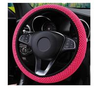 Accessori Auto Interno 1 Pz Coprivolante Per Auto Coprivolante Automatico Coprivolante Antiscivolo Accessorio Per Auto Universale Custodia Volante Cover Pelle(Rose red)