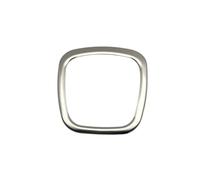 Accessori Auto Interno Adesivo Per Rivestimento Auto Cromato Per Telaio Volante Di Ricambio Per A3 8P S3 A4 B6 B7 B8 A5 A6 C6 Q7 Q5 Interni(Argento)