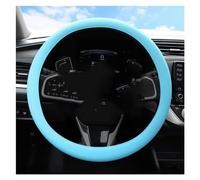 Accessori Auto Interno Coprivolante Per Auto Accessori Decorativi Morbidi Elastici Auto Antiscivolo Resistente All'usura Universale Stagioni Custodia Volante Cover Pelle(Light blue)