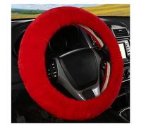 Accessori Auto Interno Coprivolante Universale 36-39 Cm Coprivolante Soffice Coniglio L'involucro Dello Sterzo Dell'auto Custodia Volante Cover Pelle(Red)