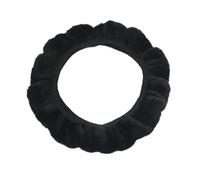 Accessori Auto Interno Coprivolante Universale Per Interni Auto, In Peluche, Caldo, Invernale, In Pelliccia Sintetica, Accessori Per Auto(Nero)
