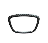 Accessori Auto Interno Per A4 B6 B7 B8 Per A6 C6 | Per A5 Per Q7 Per Q5 ABS Volante Per Auto Pannello Centrale Logo Cornice Adesivo Decorativo(Style 1 Carbon Fiber)