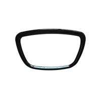 Accessori Auto Interno Per A4 B6 B7 B8 Per A6 C6 | Per A5 Per Q7 Per Q5 ABS Volante Per Auto Pannello Centrale Logo Cornice Adesivo Decorativo(Style 1 Black)