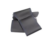 Accessori Auto Interno Per BMW X3 E83 2005 2006 2007 2008 2009 2010 Coprivolante Per Auto Perforato E Cucito A Mano, Finitura Protettiva(Black-blue)