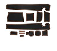 Accessori Auto Interno Per Dacia Per Duster 3 2024 2025 Per Scanalature Della Portiera Dell'auto, Accessori Per Interni Auto Tappetino Antiscivolo Auto Trim Accessories(Orange)