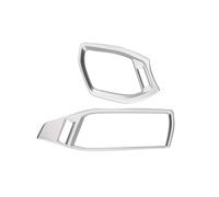 Accessori Auto Interno Per Ford Per Focus 4 Per MK4 2019 2020 LHD Car Styling 2 Pezzi A/C Air Condition Outlet Bocchetta Copertura Adesivo(Matte silver)