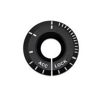 Accessori Auto Interno Per GOLF 4 5 6 7 Per JETTA Per MK6 Per MK5 Per Polo Per Passat B5 B6 B7 Per Skoda Copri-interruttore Accensione Auto(Nero)