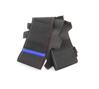 Accessori Auto Interno Per Per F45 F46 Per X1 F48 Per X2 F39 2018 2019 Coprivolante Per Auto Cucito A Mano Rivestimento Protettivo Interno Custodia Volante Cover Pelle(Red blue line-Blue)