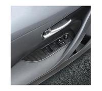 Accessori Auto Interno Per Toyota Per Corolla Per Cross XG10 2021-2025 Pannello Controllo Del Pulsante Sollevamento Vetro Della Portiera Bracciolo Interno Adesivi decorativa(Fibra di carbonio)
