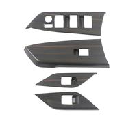 Accessori Auto Interno Per Toyota Per Sienna 2021-2024 Auto Interni Porta Bracciolo Alzacristalli Interruttore Pulsante Pannello Copertura Adesivo(Wood Grain Color)