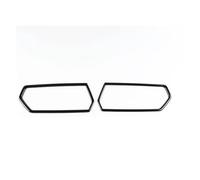 Accessori Auto Per A3 8Y 2021-2022 Stile Copertura Decorativa Per Cornice Presa Aria Condizionata Anteriore In Acciaio Inossidabile Strisce Decorative(Nero)