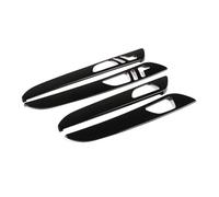 Accessori Auto Per Benz Per ML GLE GL Classe GLS 320 400 Auto ABS Carbon Pattern Pannello Decorativo Porta Interna Copertura Trim Decorazione Di Interni Auto(Stile A.)