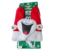 Accessori Auto per Festa di Natale,Decorazione soffice di Natale per Auto | Ornamenti divertenti per il viso sorriso, festa per interni ed esterni