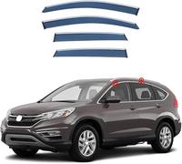 Accessori auto per Honda CR-V CRV RM 2012-2016: deflettori laterali e tendine antipioggia. Ottimizzano l'aerazione in caso di maltempo, upgrade comfort di guida.