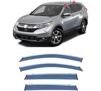 Accessori auto per Honda CR-V CRV RT-RW 2017-2022: deflettori laterali e tendine antipioggia. Ottimizzano l'aerazione in caso di maltempo, upgrade comfort di guida.