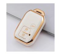 Accessori Auto Per Suzuki Per Swift Per Wagon R Per Monopoly Keyless Shell Protector Key Chain 2 3 4 Button TPU Key Case Cover(White3)