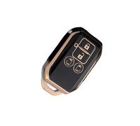 Accessori Auto Per Suzuki Per Swift Per Wagon R Per Monopoly Keyless Shell Protector Key Chain 2 3 4 Button TPU Key Case Cover(Black4)