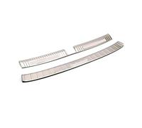 Accessori Auto Per VW Per T-ROC 2017-2023 In Acciaio Inox Interno Ed Esterno Paraurti Posteriore Piastra Di Protezione Finiture 2 Pezzi(Argento)