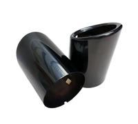 Accessori Auto Punta Di Scarico Tubo Di Coda Silenziatore In Acciaio Inossidabile 1 Paio Per Mazda CX-5 Cx 5 Cx5 Kf 2012-2019(Black)