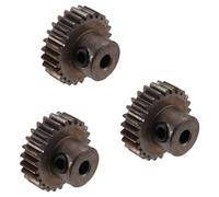 Accessori auto RC 1/10 1/8 RC Auto Ricambi Accessori 3PCS 3.175Mm Albero Pignone Ingranaggi Motore 32DP 48DP 64DP M0.6 3650 3660