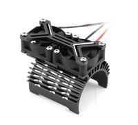 Accessori auto RC Compatibile Con Arrma Per Traxxas 1/7 1/8 Rc Auto Aggiornamento Accessori Di Modifica Parti Del Motore Dissipatore Di Calore Doppia Ventola Di Raffreddamento 40-42mm(Black)